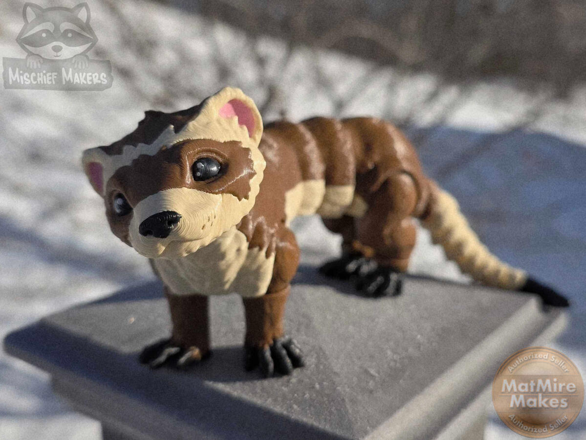 9-inch Articulated Black-Footed Ferret