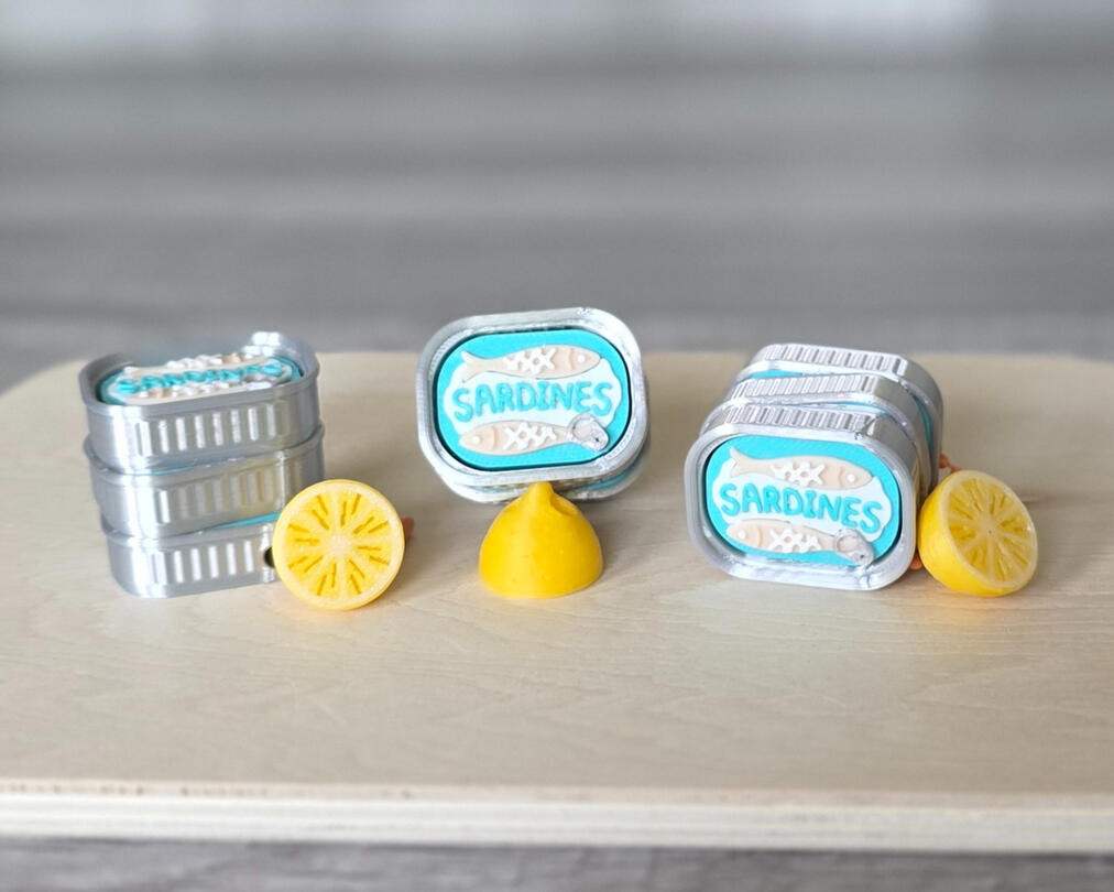 **$6 - Sardine Stack Keychain**
